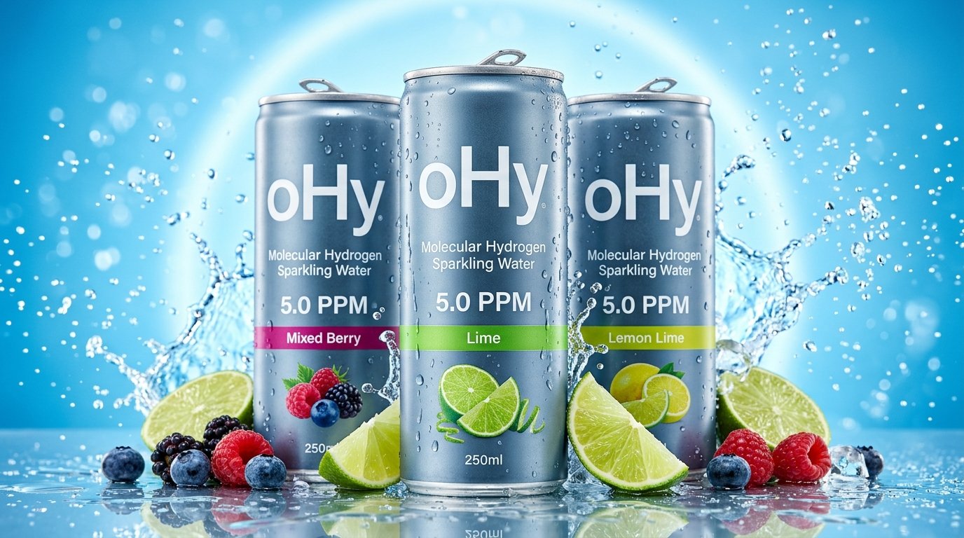 oHy 气泡氢水新口味案例
