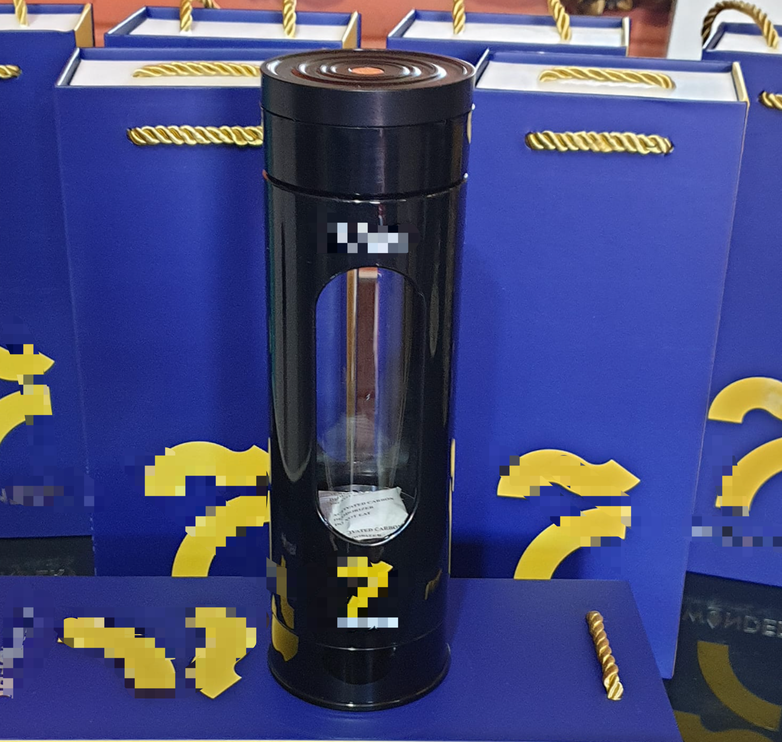 Hydrogen water bottle detail